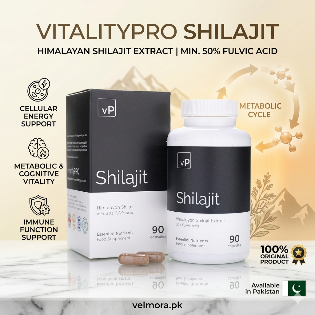 VP Vitality Pro Shilajit 250 mg 90 Capsules in Pakistan thumbnail 2