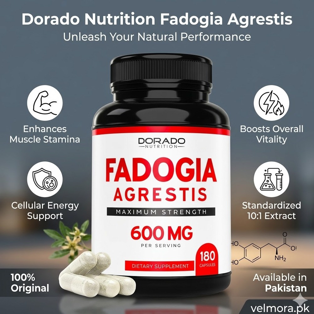 Dorado Nutrition Fadogia Agrestis 600mg Capsules In Pakistan thumbnail 2