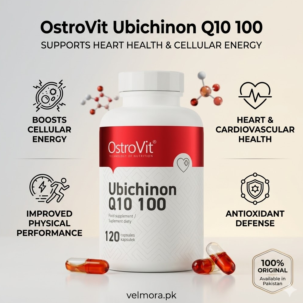 Ostrovit Ubiquinone Q10 100mg 120 Capsules In Pakistan thumbnail 2