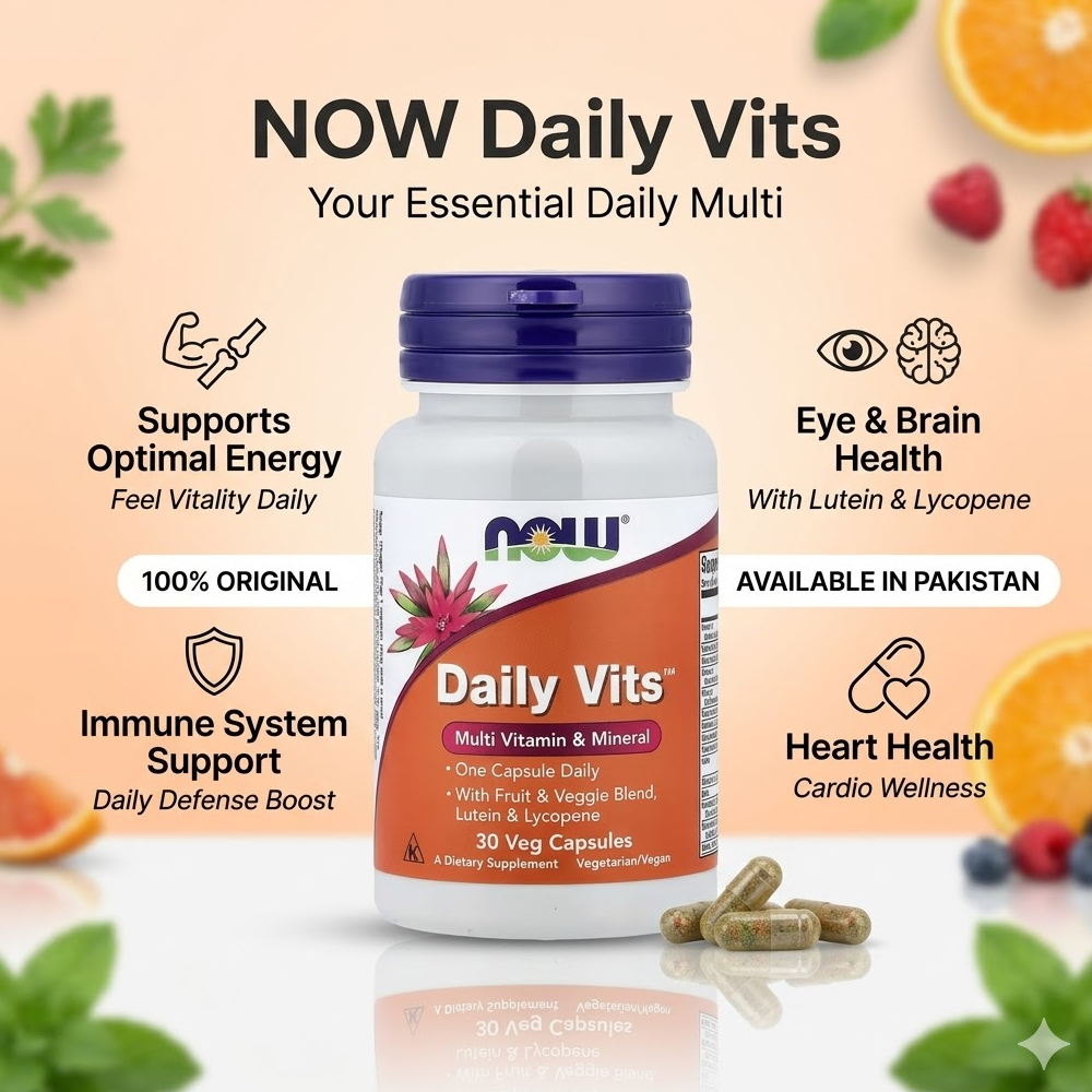 Now Foods Daily Vits 30 Veg Capsules In Pakistan thumbnail 2