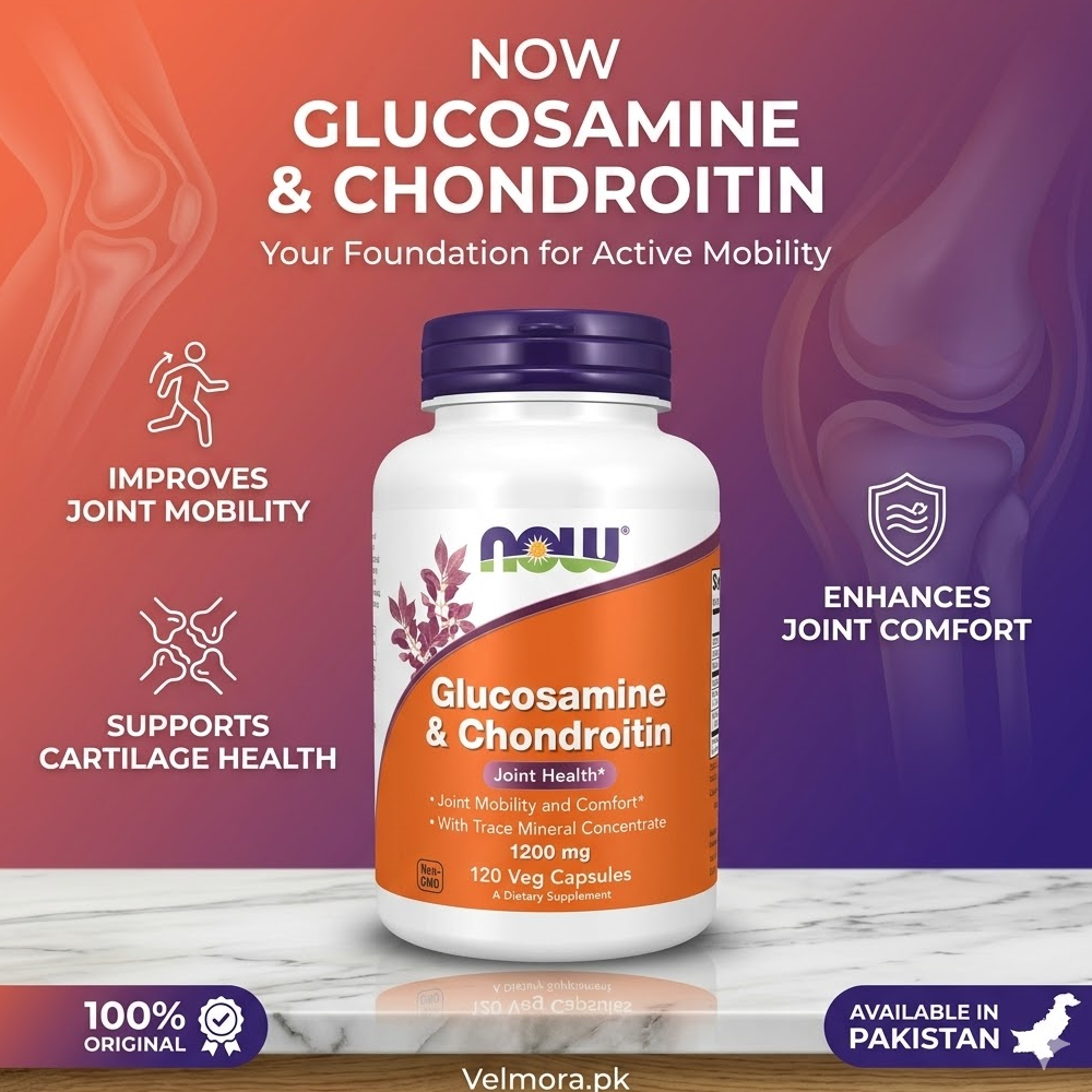 Now Foods Glucosamine & Chondroitin 120 Veg Capsules In Pakistan thumbnail 2