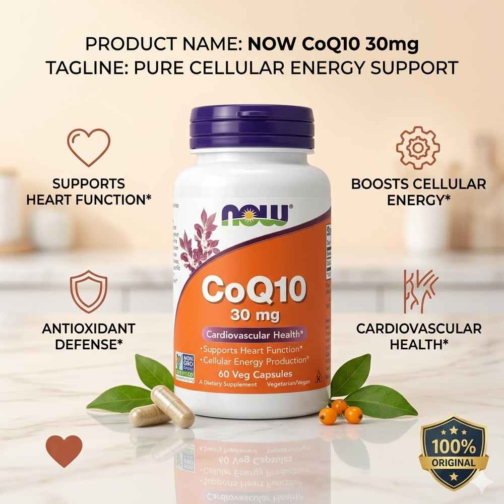 Now Foods Coq10 30 Mg Veg Capsules In Pakistan thumbnail 2