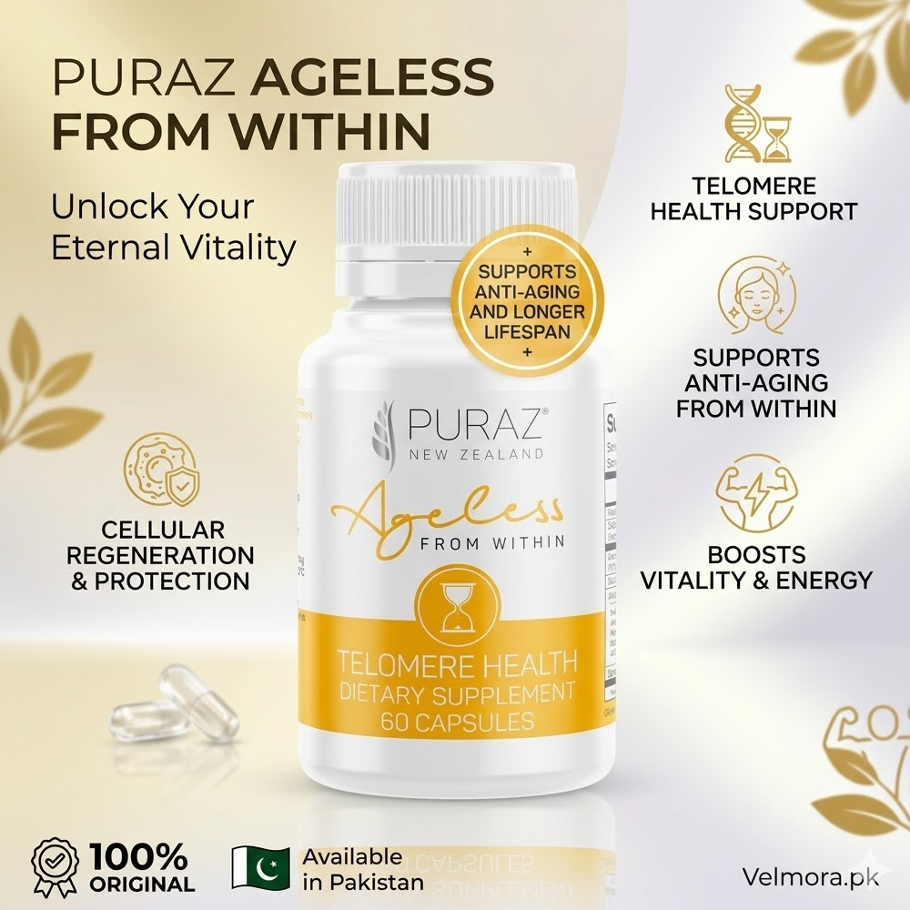 Puraz Ultimate Anti-Aging Telomere Health Capsules in Pakistan thumbnail 2