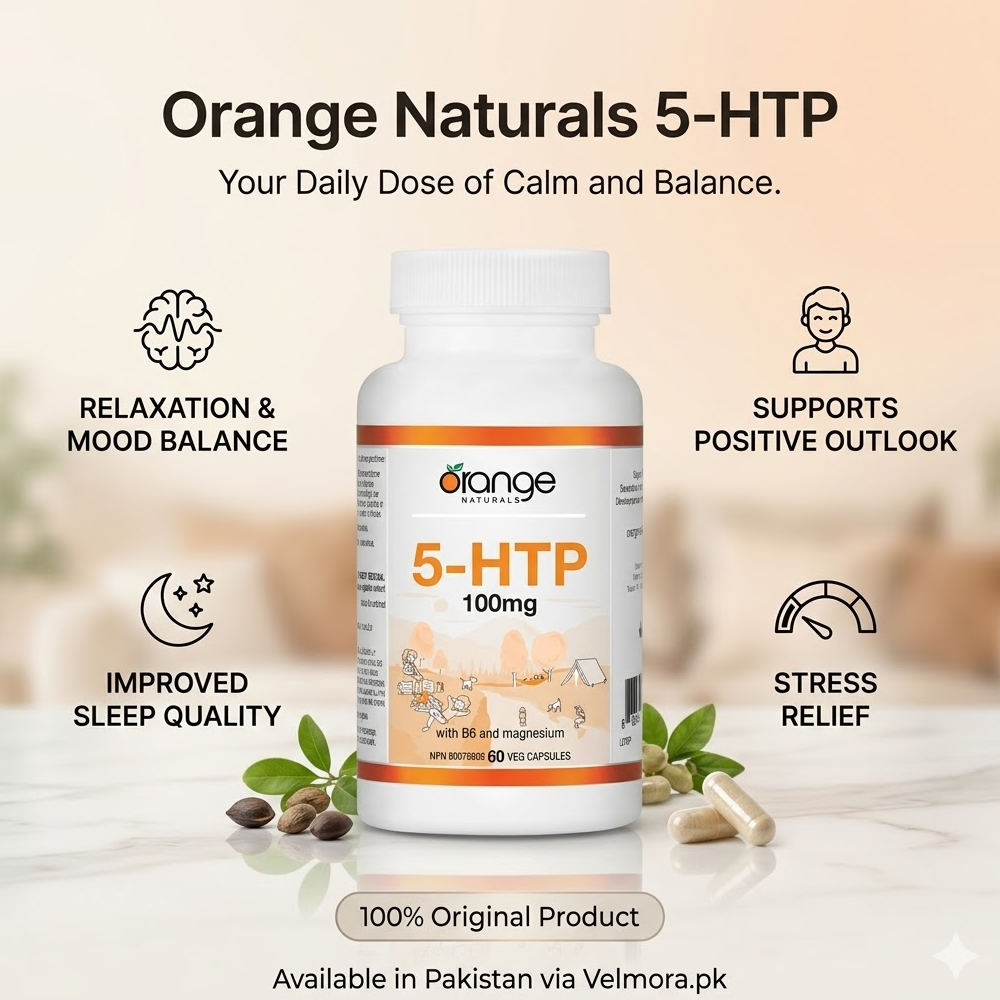 5-htp 100mg With Vitamin B6 & Magnesium 100mg  Capsules thumbnail 2