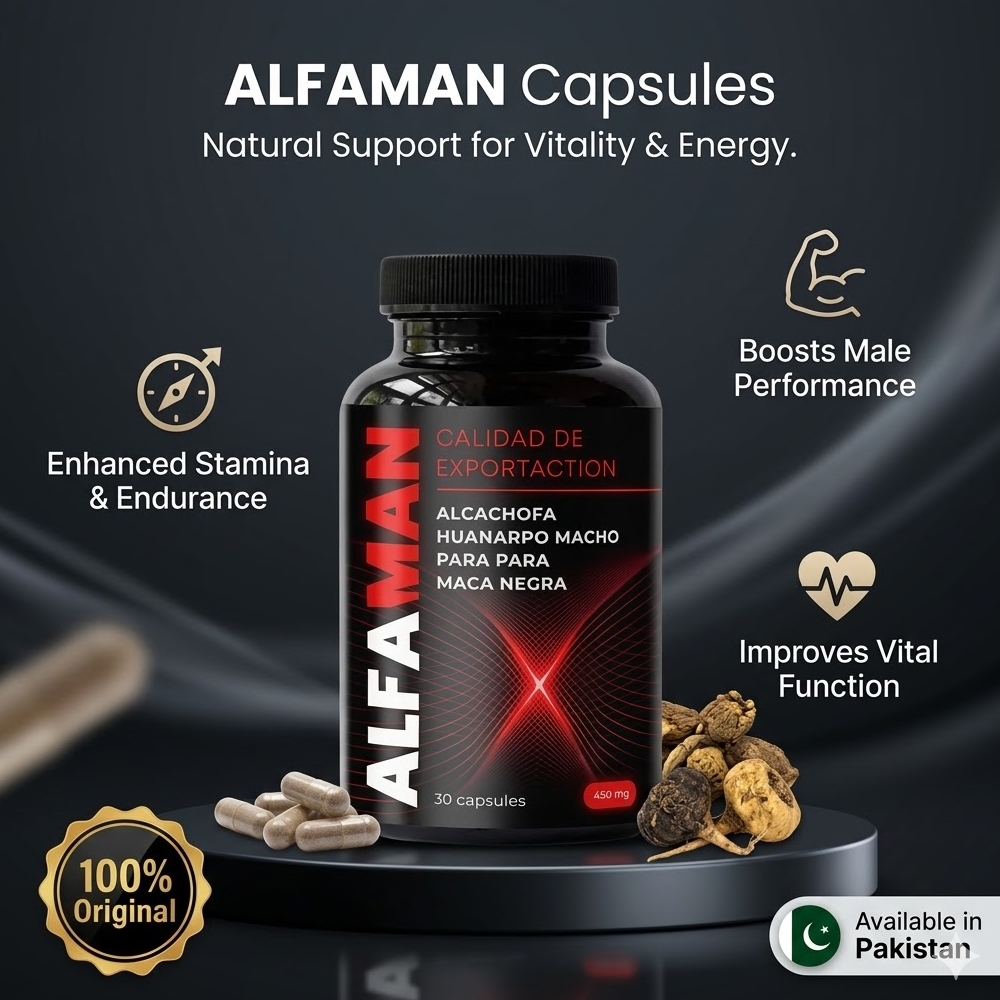 Alfaman Capsules in Pakistan | Men's Vitality & Performance Support thumbnail 2