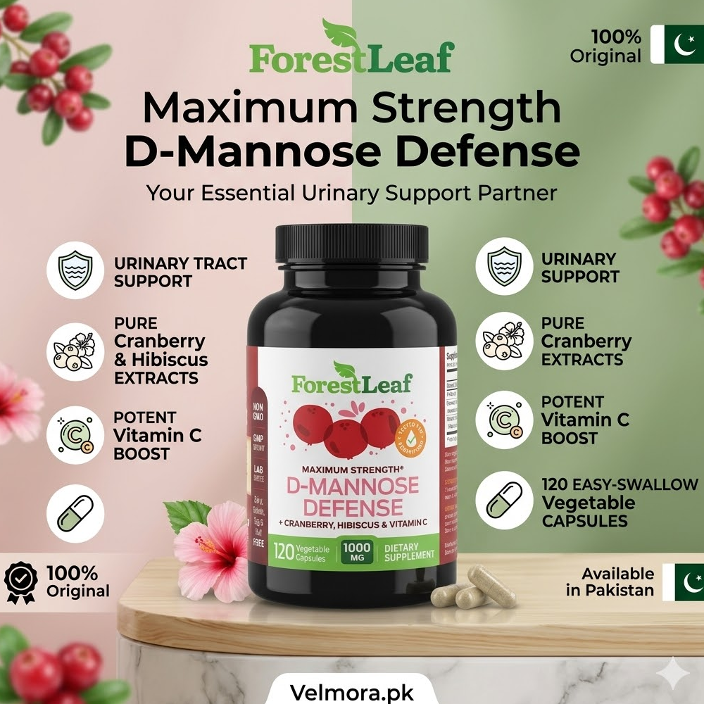 Forest Leaf D-Mannose Defense Maximum Strength Capsules in Pakistan thumbnail 2