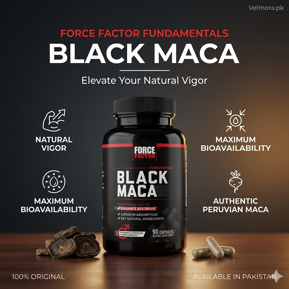 Force Factor Fundamentals Black Maca Capsules thumbnail 2
