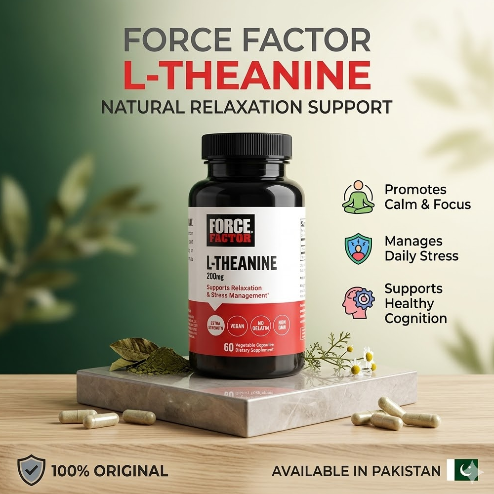 Force Factor L-theanine 200 Mg Capsules In Pakistan thumbnail 2