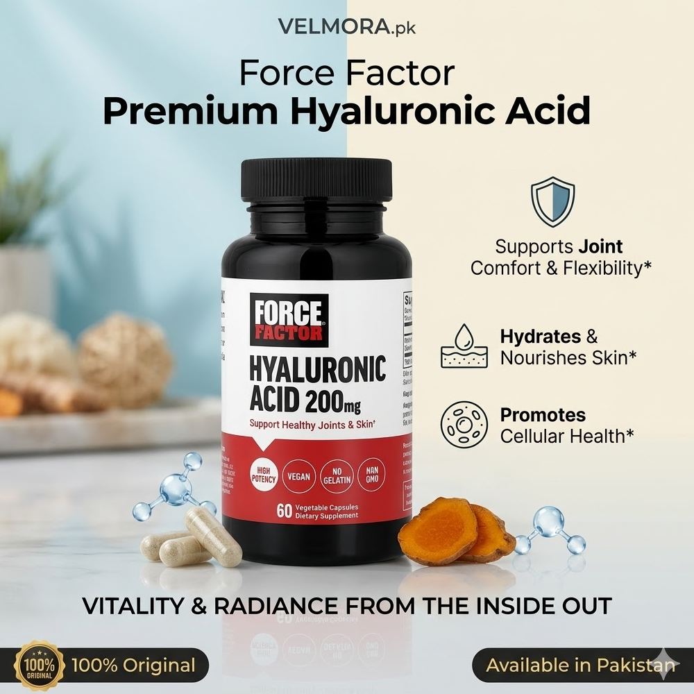 Force Factor Hyaluronic ACID 200 Mg Vegetable Capsules In Pakistan thumbnail 2