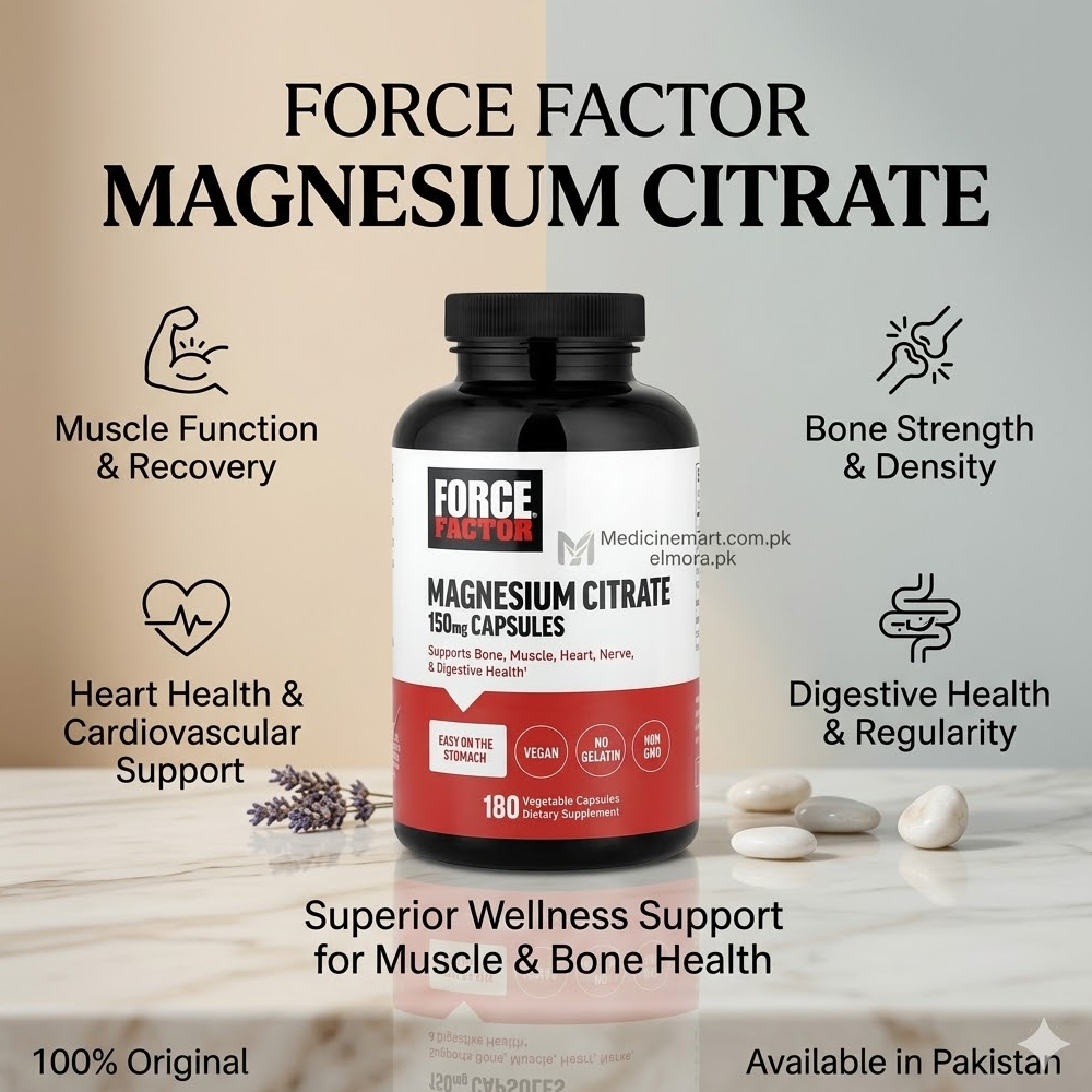 Force Factor Magnesium Citrate 150mg Vegetable Capsules in Pakistan thumbnail 2