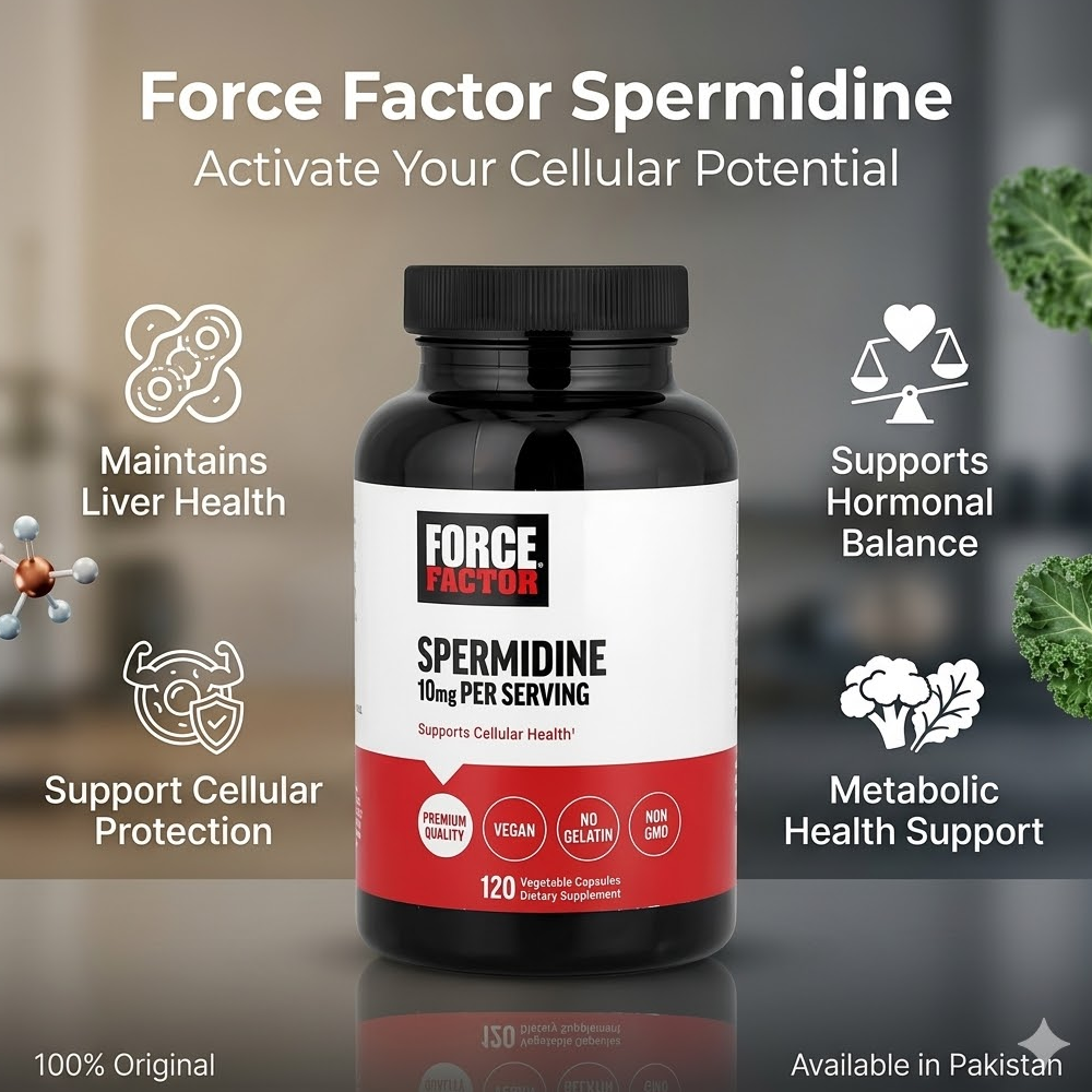 Force Factor Spermidine 5mg Vegetable Capsules In Pakistan thumbnail 2