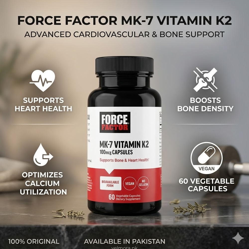 Force Factor Mk-7 Vitamin K2 100mcg Vegetable Capsules In Pakistan thumbnail 2
