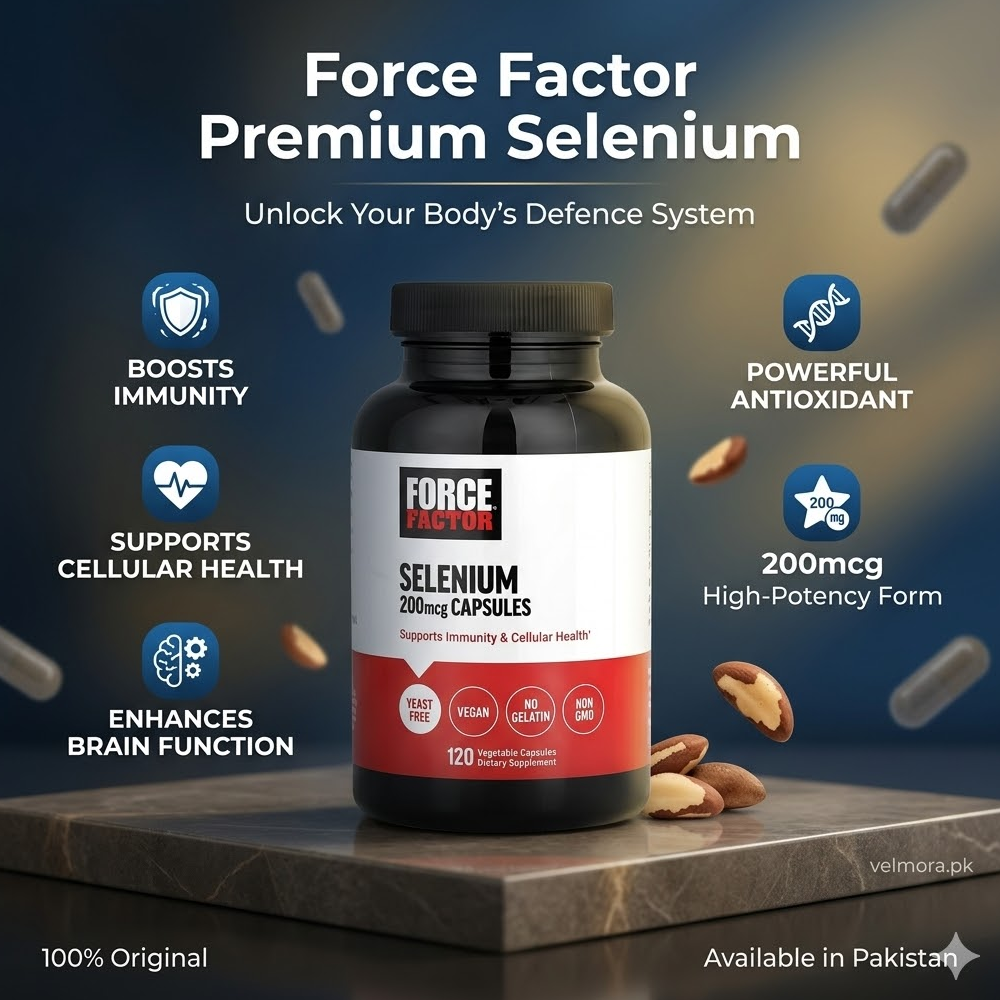 Force Factor Selenium 200mcg Vegetable Capsules In Pakistan thumbnail 2