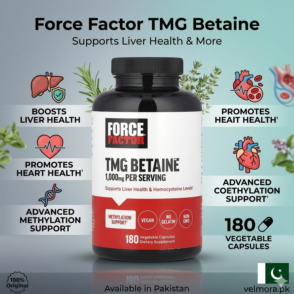 Force Factor Tmg Betaine 500mg Vegetable Capsules In Pakistan thumbnail 2