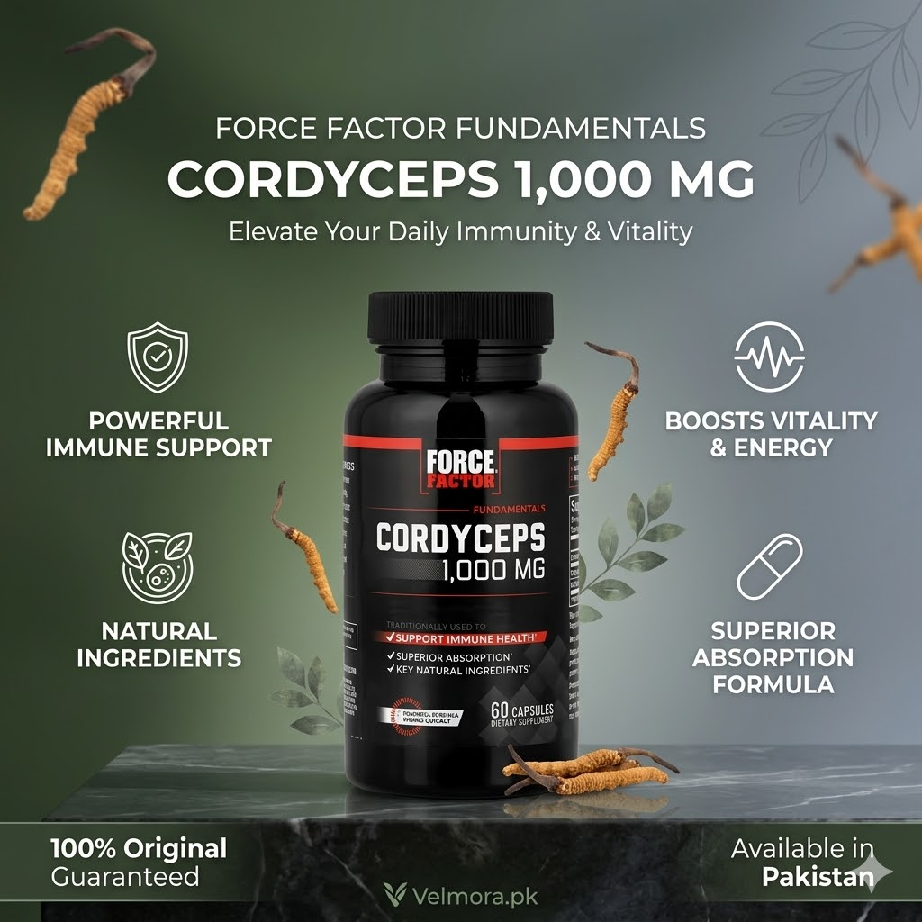 Force Factor Fundamentals Cordyceps Capsules In Pakistan thumbnail 2