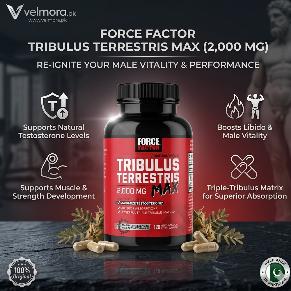 Force Factor Fundamentals Tribulus Terrestris Max Vegetable Capsules In Pakistan thumbnail 2