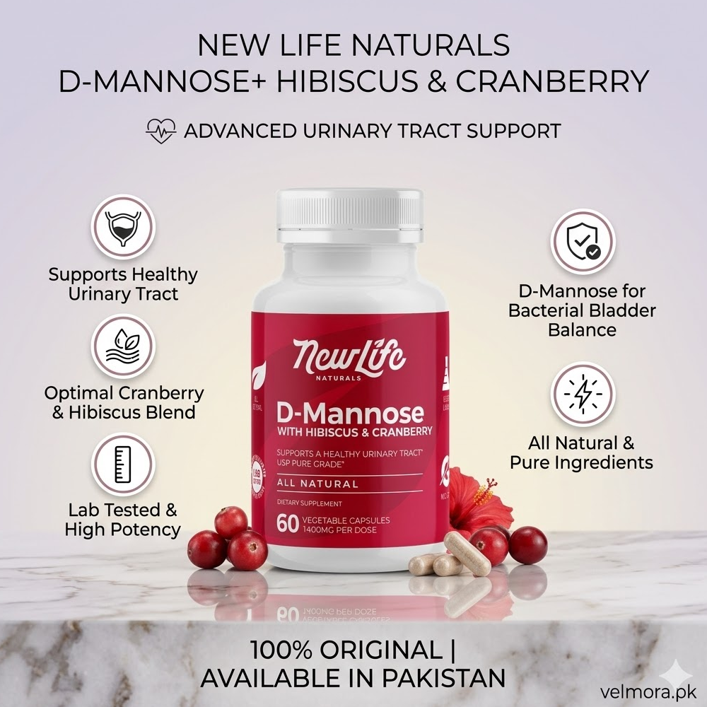 New Life Naturals D-Mannose Capsules in Pakistan thumbnail 2