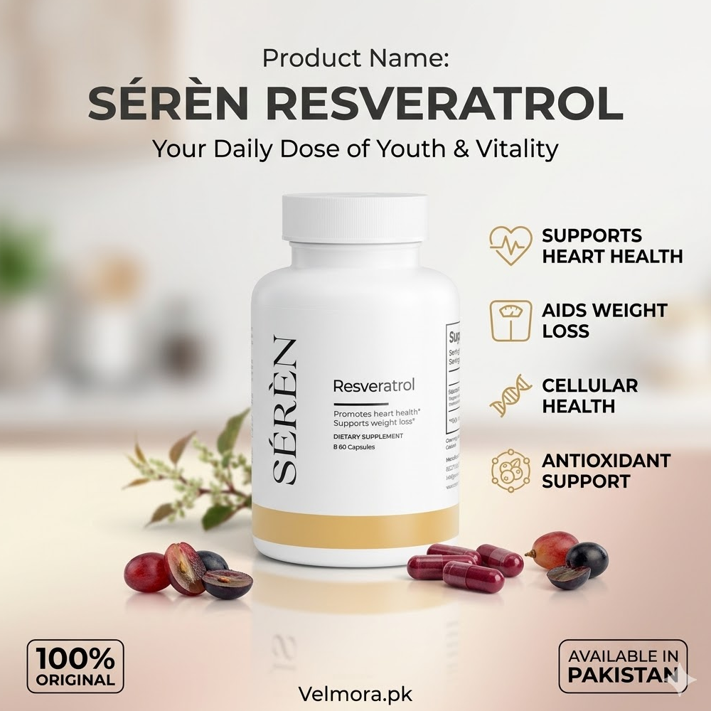 Seren Resveratrol 50% 600mg Capsules In Pakistan thumbnail 2