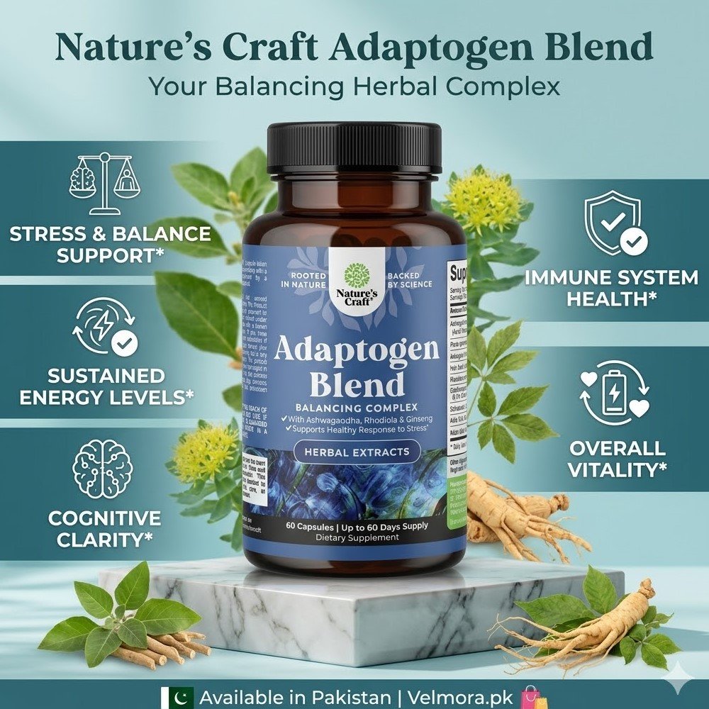 Nature's Craft Adaptogen Blend Capsules thumbnail 2