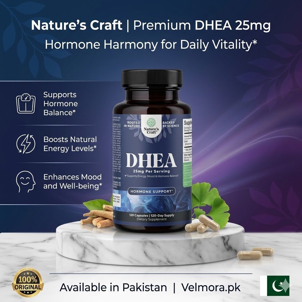 Nature's Craft DHEA 25mg Capsules thumbnail 2