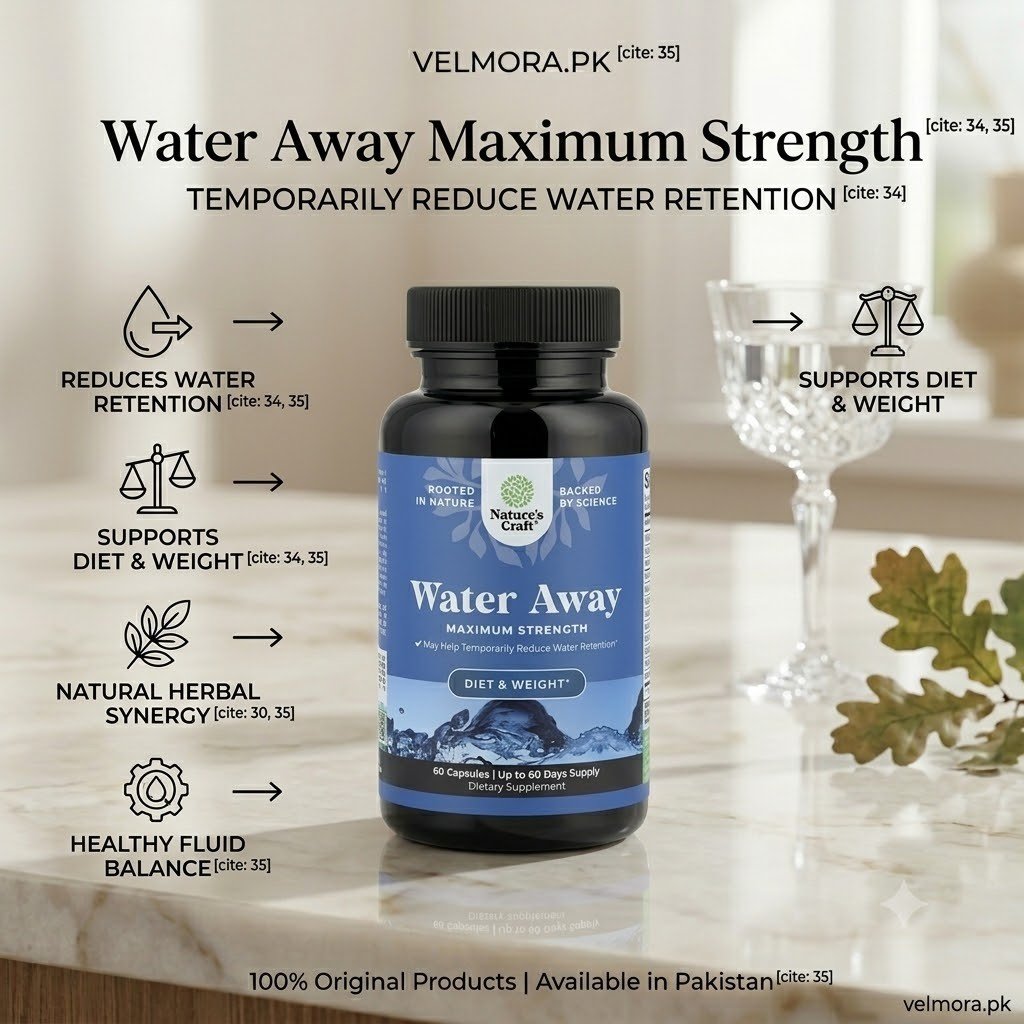 Nature's Craft Water Away Maximum Strength Capsules thumbnail 2