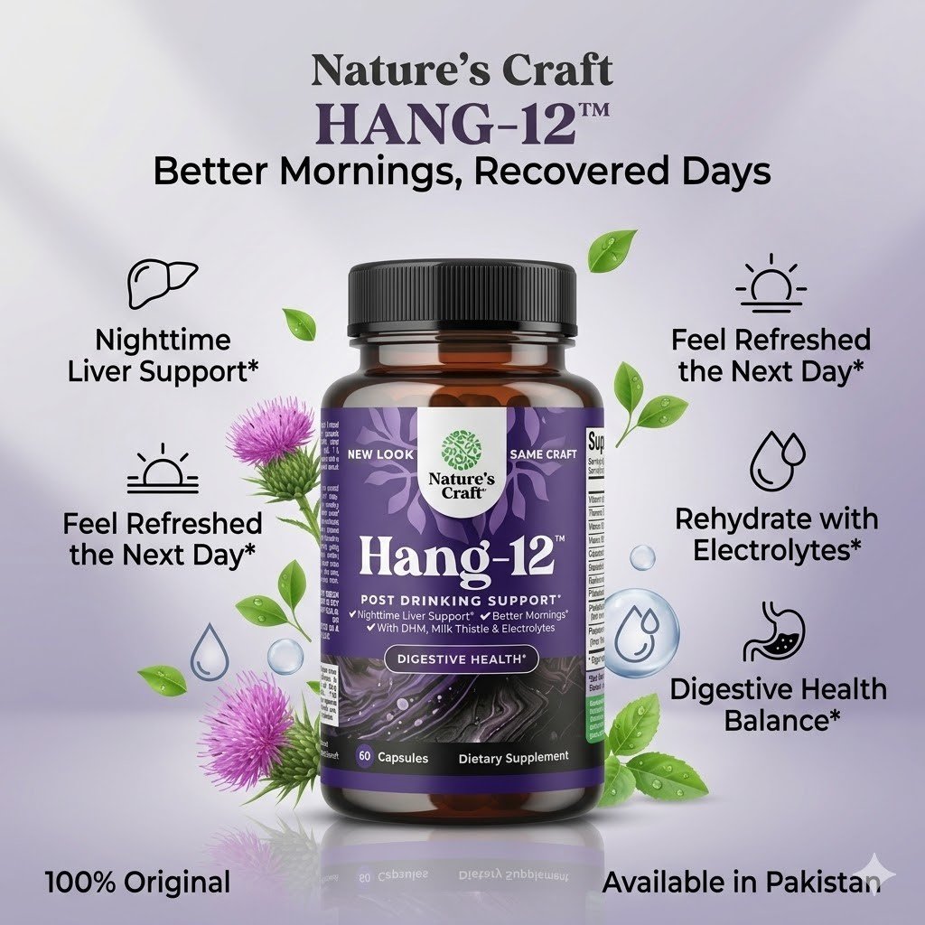 Nature's Craft Hang-12 Post Drinking Support Capsules thumbnail 2