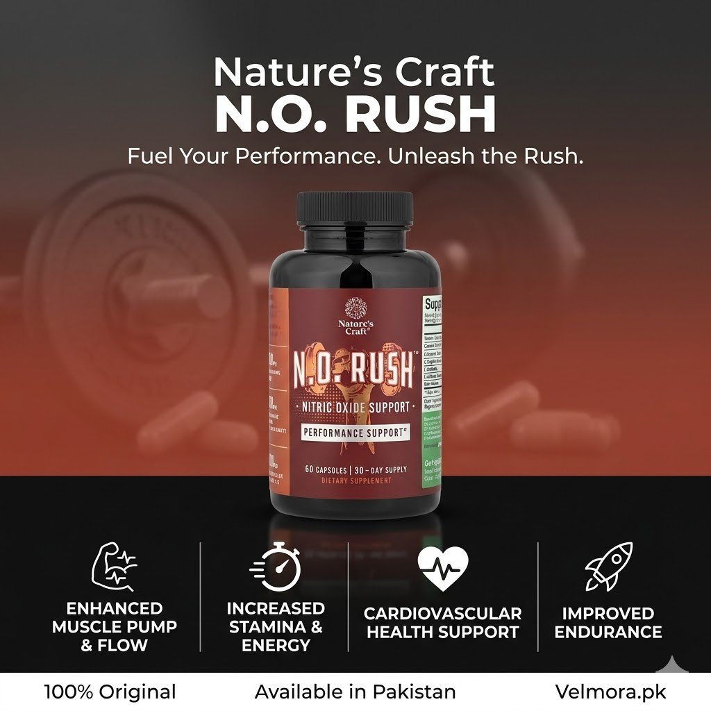 Nature's Craft N.O. Rush™ Nitric Oxide Support Capsules thumbnail 2