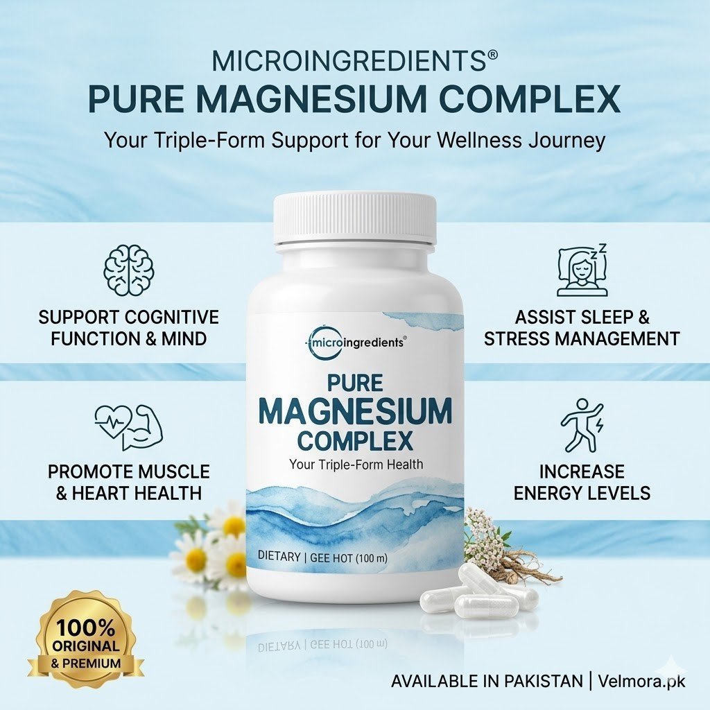 Micro Ingredients Triple Magnesium Complex 400mg Capsules thumbnail 2