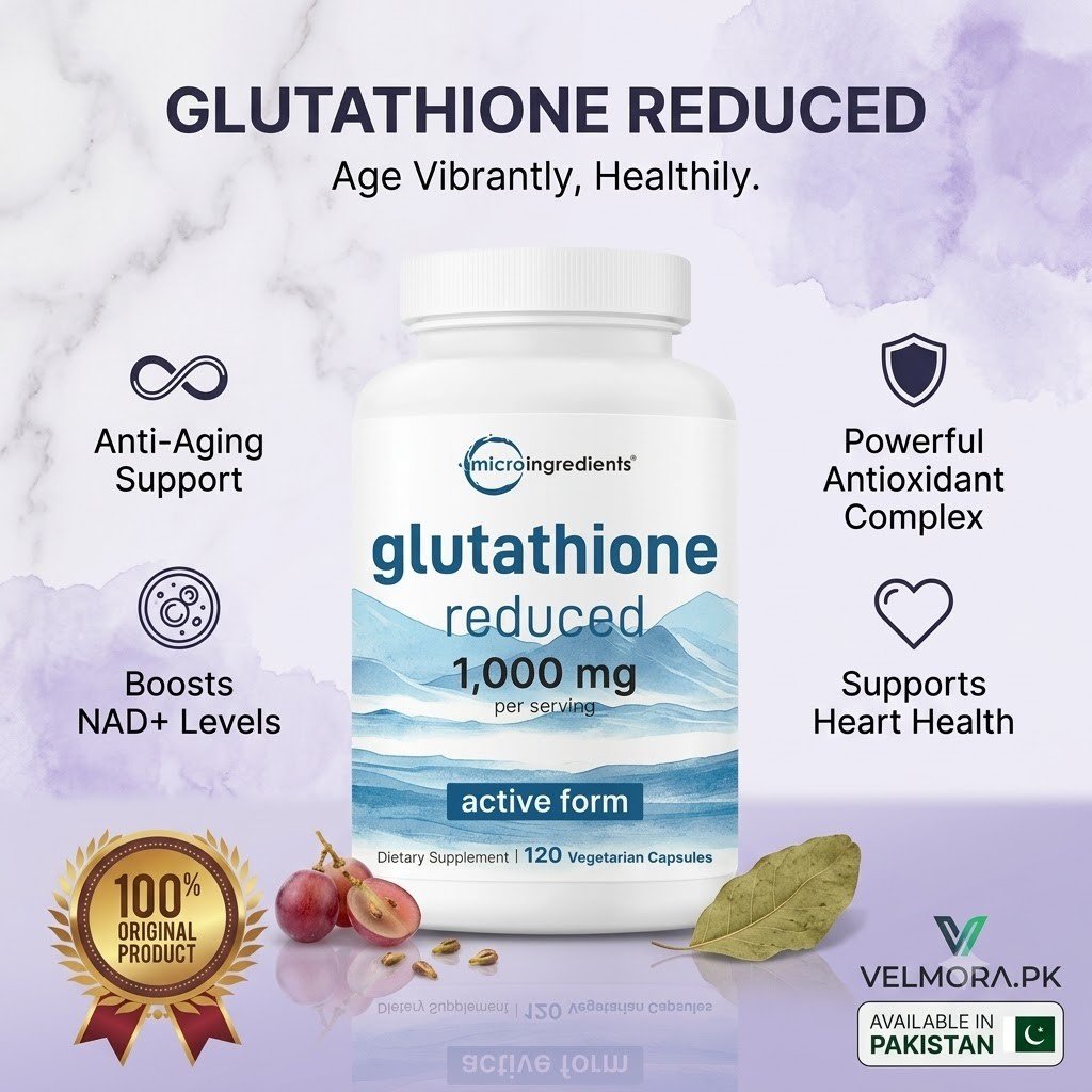 Micro Ingredients Glutathione 1000mg Veggie Capsules thumbnail 2
