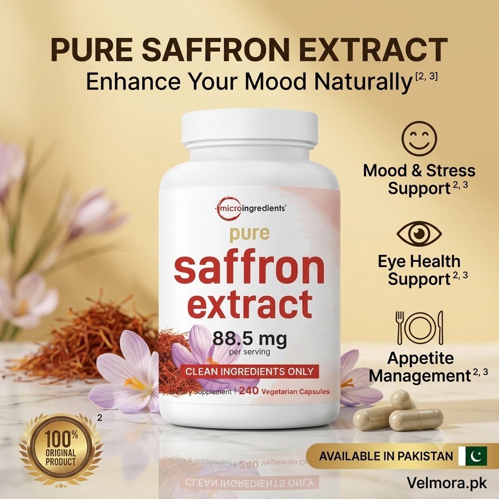 Micro Ingredients Pure Saffron Extract 88.5mg Capsules thumbnail 2