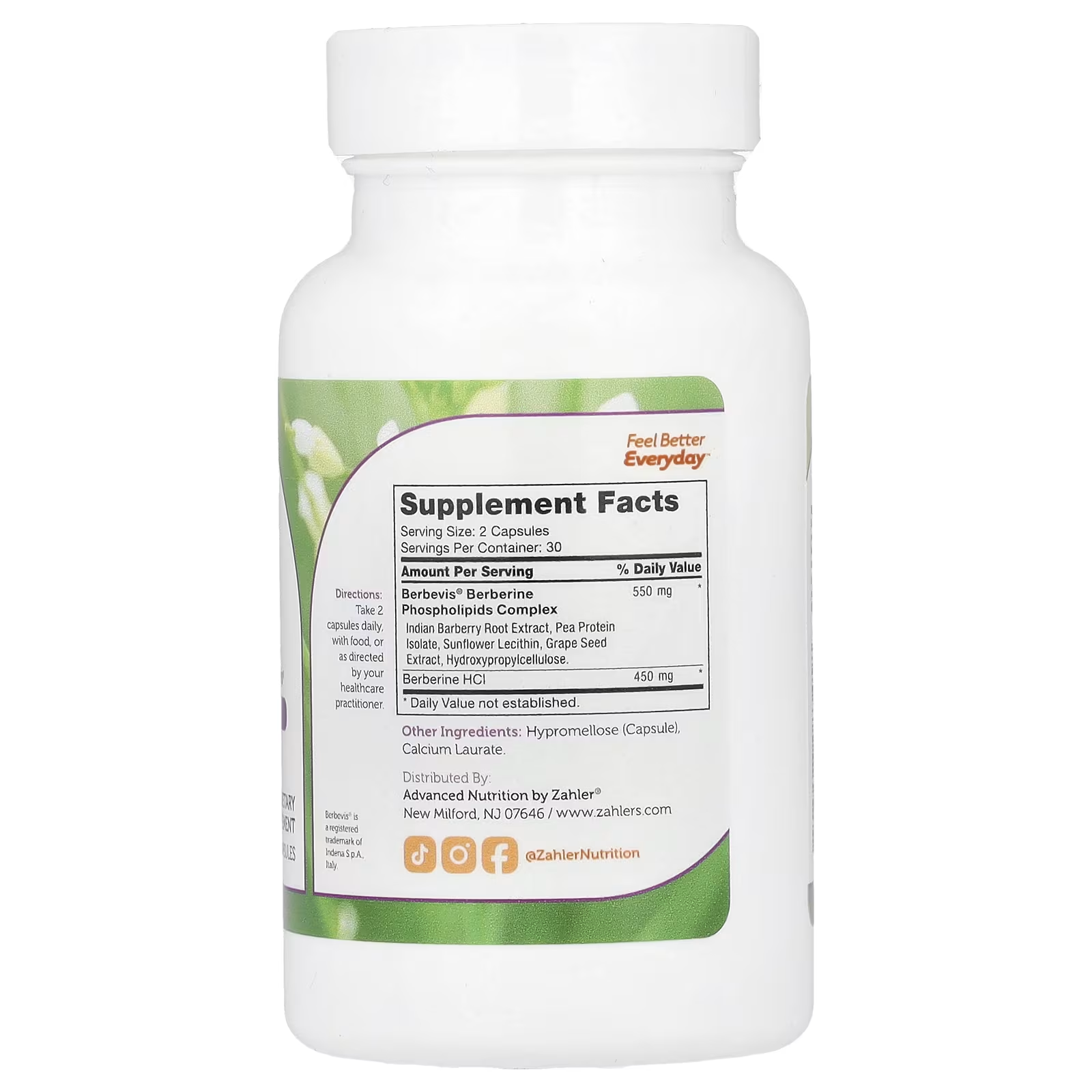 Zahler Berberine 60 Capsules In Pakistan thumbnail 2