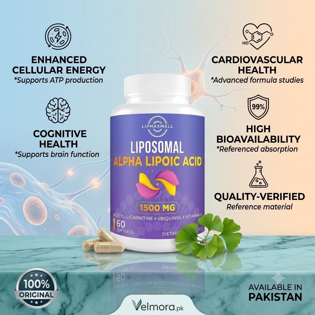 LipMaxMall Liposomal Alpha Lipoic Acid 1500mg Capsules thumbnail 2