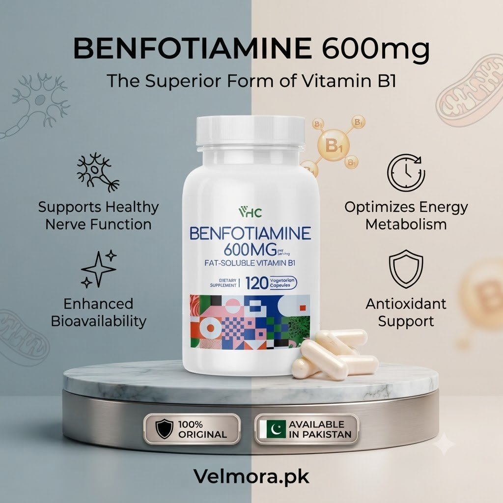 VHC Benfotiamine 600mg Veggie Capsules thumbnail 2