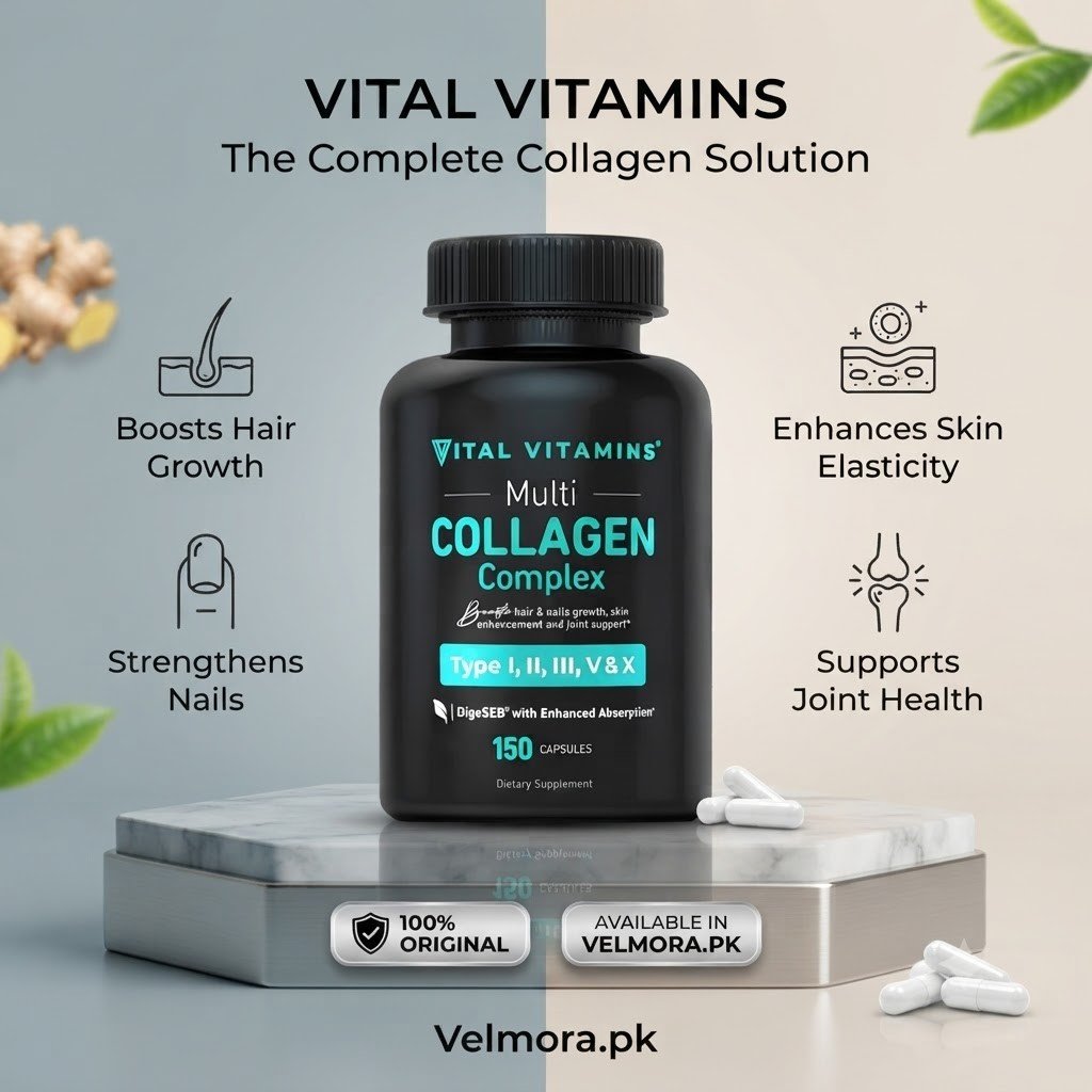 Vital Vitamins Multi Collagen I, II, III, V, X Capsules thumbnail 2