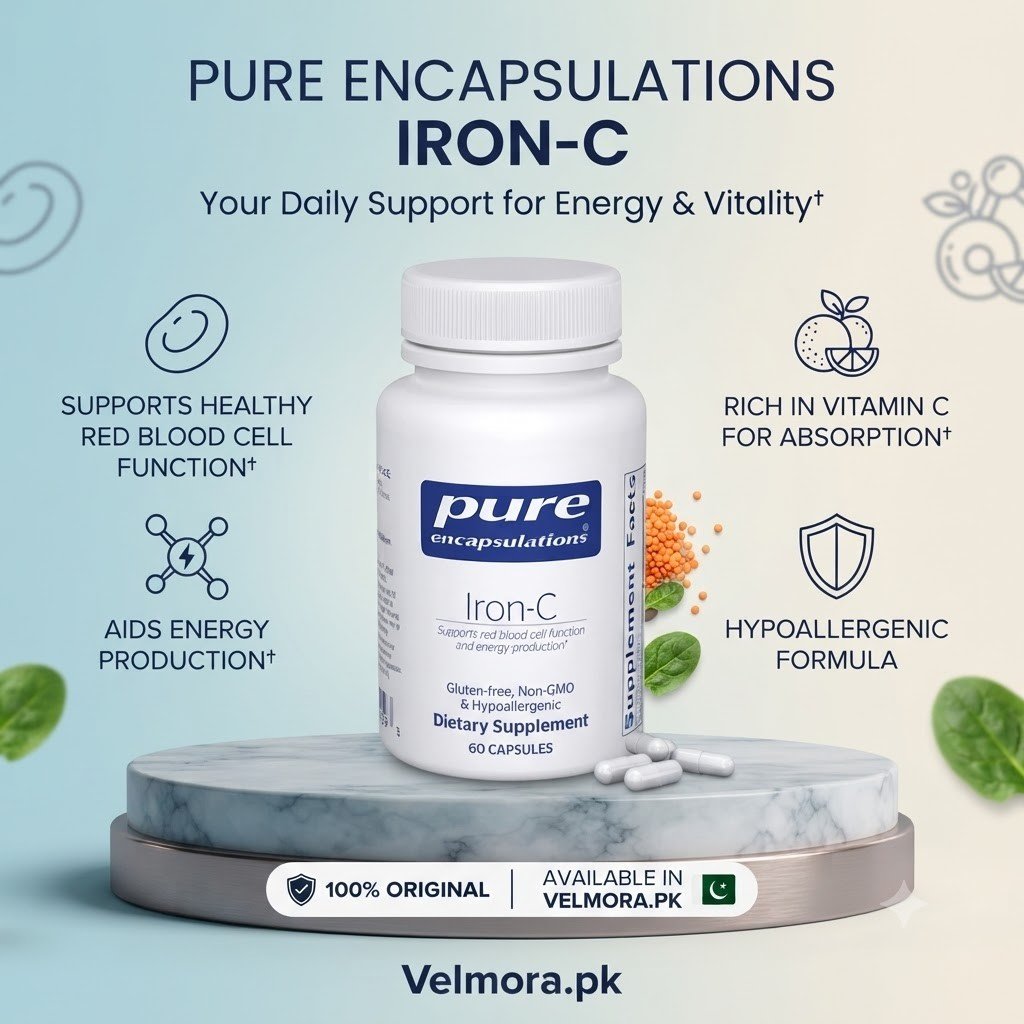 Pure Encapsulations Iron-C 15mg Capsules thumbnail 2