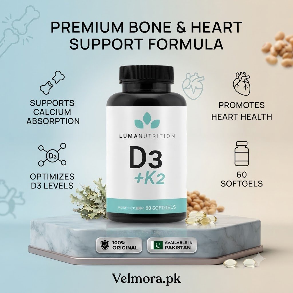 Luma Nutrition Vitamin D3 K2 10000 IU Softgels thumbnail 2