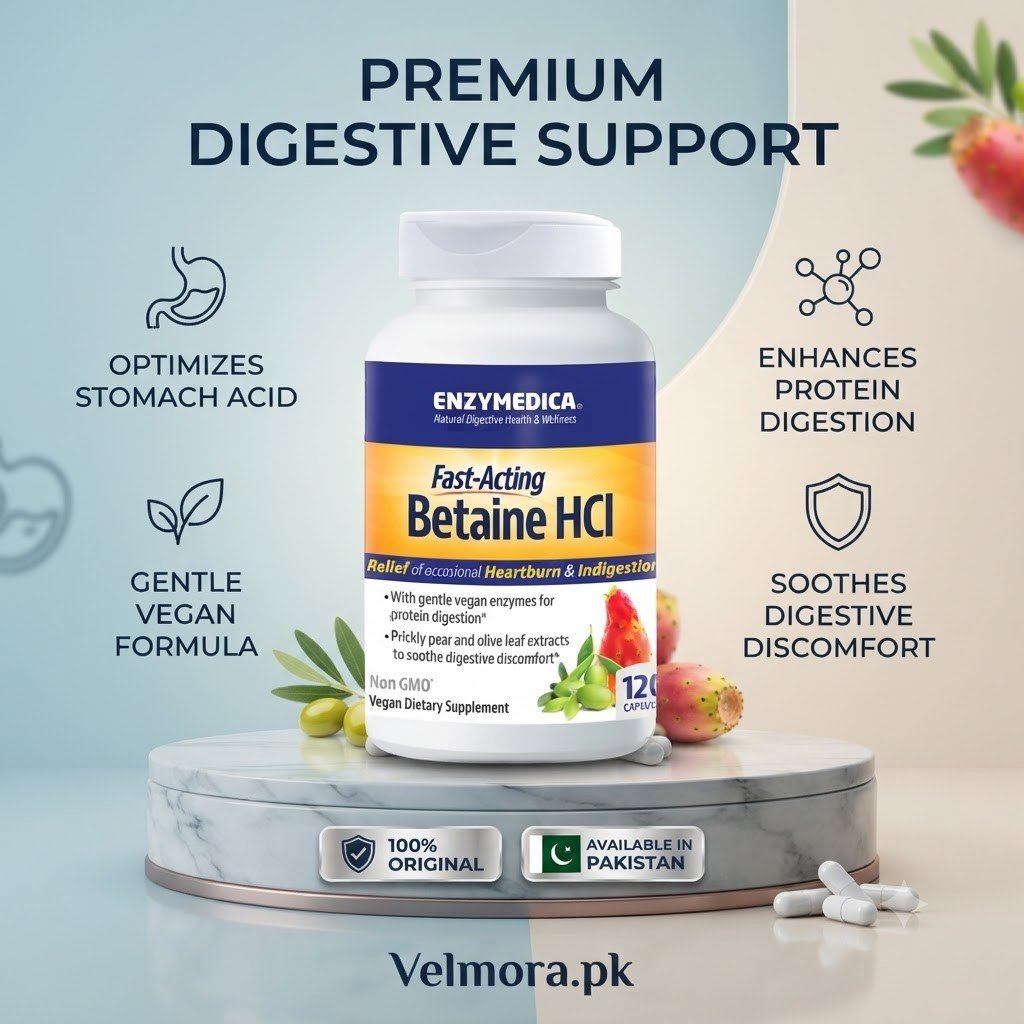 Enzymedica Betaine HCL Capsules thumbnail 2