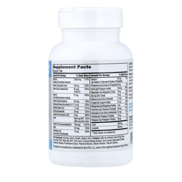 21st Century Sentry Senior Men’s 50+ Multivitamin 100 Tablets thumbnail 2