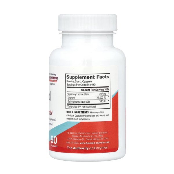 Houston Enzymes No-Fenol 90 Capsules in Pakistan thumbnail 2