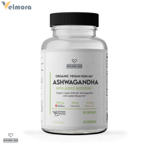 Supplement Needs Ashwagandha Organic Vegan KSM-66 - 60 Capsules thumbnail 1
