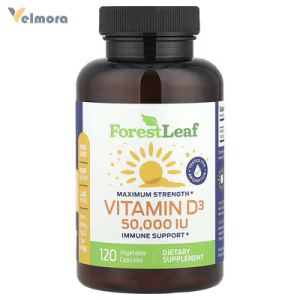 Forest Leaf, Maximum Strength, Vitamin D3, 1,250 Mcg (50,000 Iu) Vegetable Capsules thumbnail 1