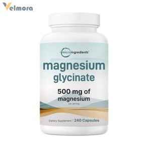 Micro Ingredients Magnesium Glycinate 500mg Capsules thumbnail 1