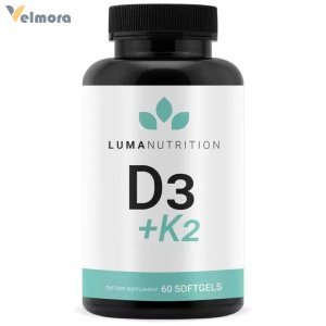 Luma Nutrition Vitamin D3 K2 10000 IU Softgels thumbnail 1