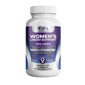 Opa Nutrition Women’s Libido Support Horny Goat Weed 1000mg 60 Capsules in Pakistan thumbnail 1