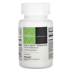 DaVinci Laboratories Daily Best Prenatal with Probiotics 60 Capsules