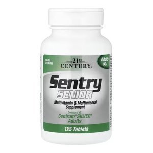 21st Century Sentry Senior Adults 50+ Multivitamin 125 Tablets