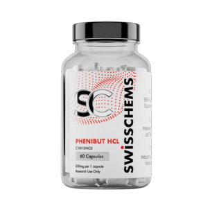 Phenibut HCL 250mg 60 Capsules by SwissChems in Pakistan thumbnail 1